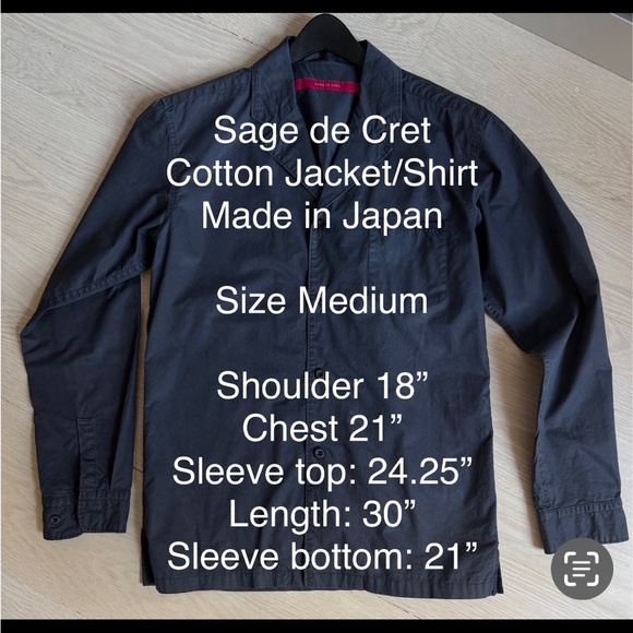SAGE DE CRET Lightweight Jacket • M - Picture 3 of 5
